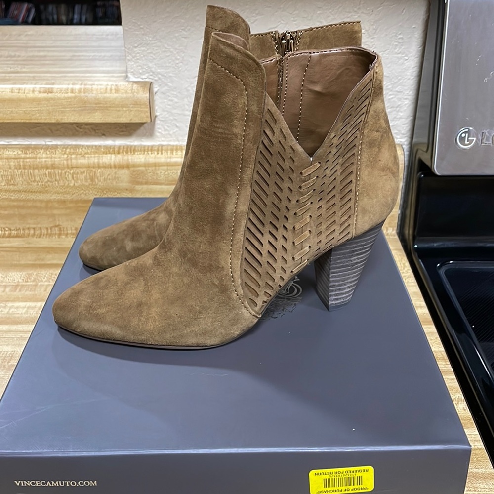 Vince Camuto Suede Heeled Boot